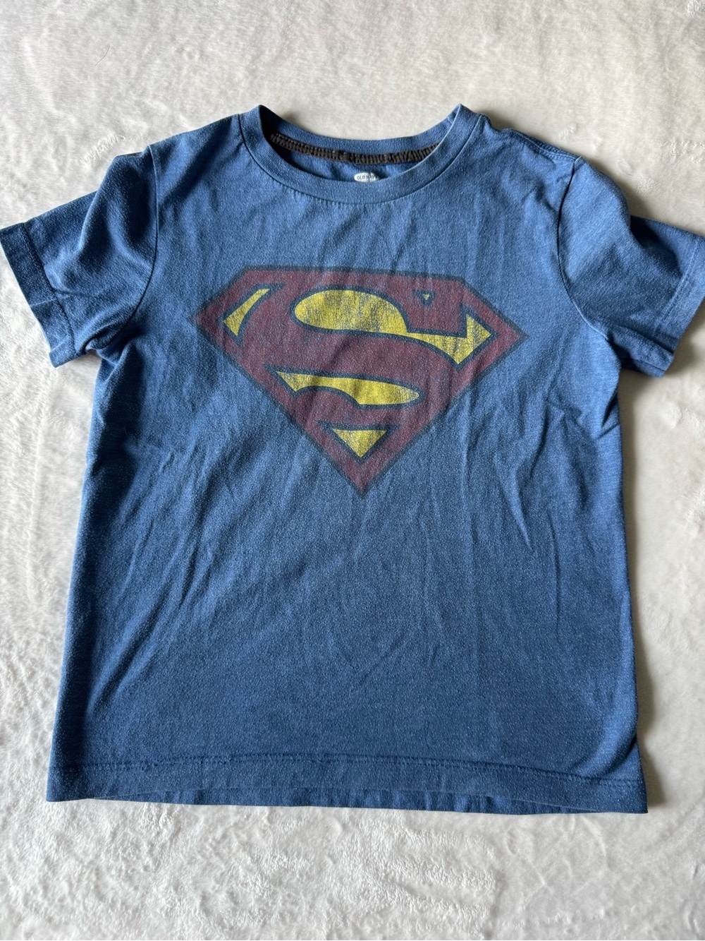 Old Navy Blue Superman Shield Short Sleeve Tee